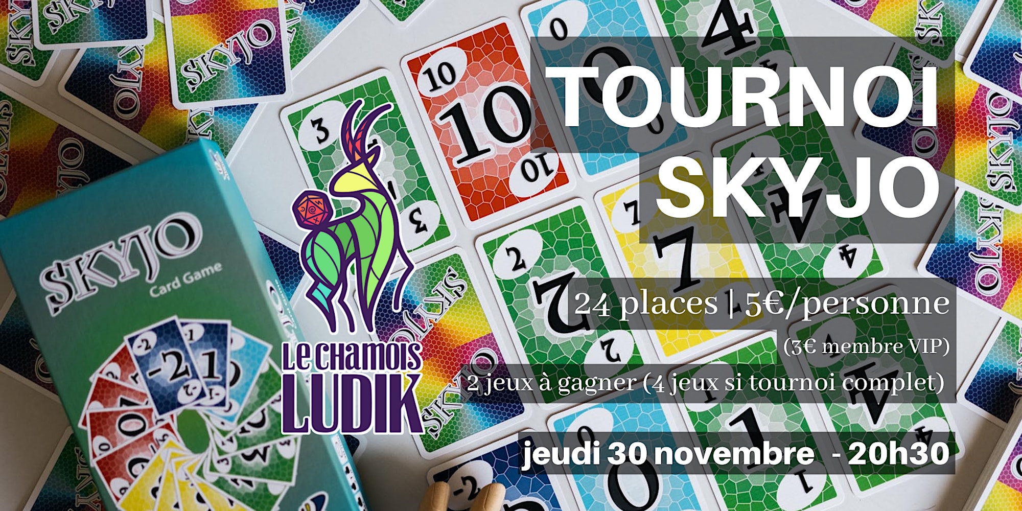 Tournoi du jeu Skyjo – Sortir à Niort